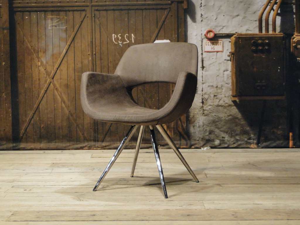 Retro fifties fauteuil, geweldige eetkamerstoel. Foto: robuustetafels.be
