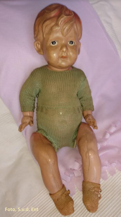 Uit de oude doos: baby-pop uit circa 1936 