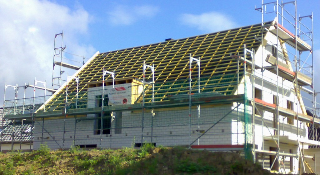 Huis in aanbouw, Kleve, DE. Foto: S.v.d. Ent